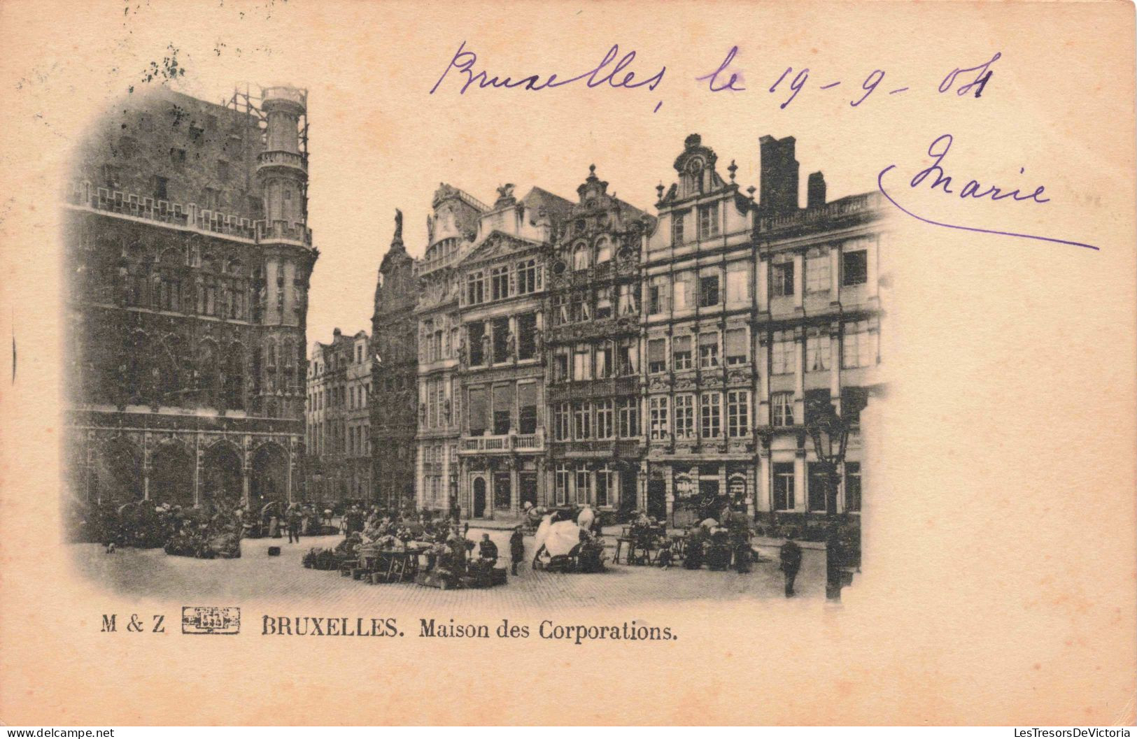 BELGIQUE - Bruxelles - Maison Des Corporations - Carte Postale Ancienne - Monuments