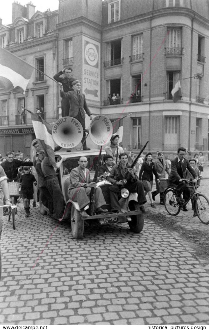 #France1944#liberation# Reims France - Août 1944 - 1939-45