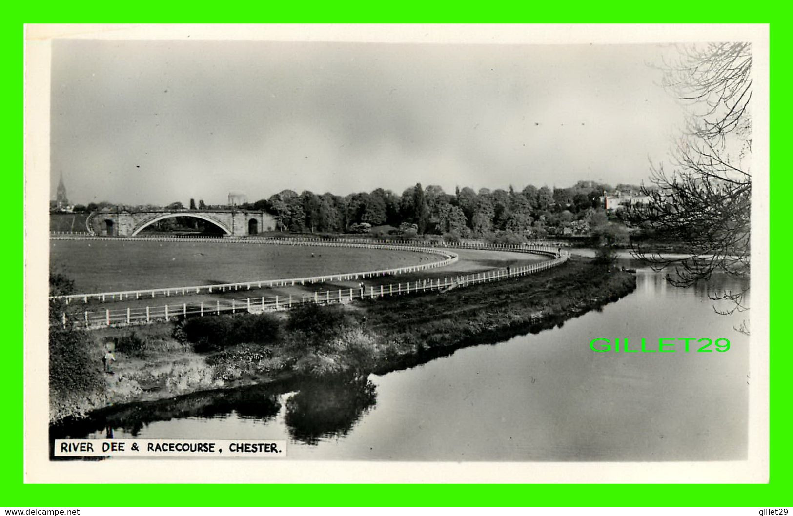 CHESTER, UK - RIVER DEE & RACECOURSE - CARTE PHOTO - - Chester