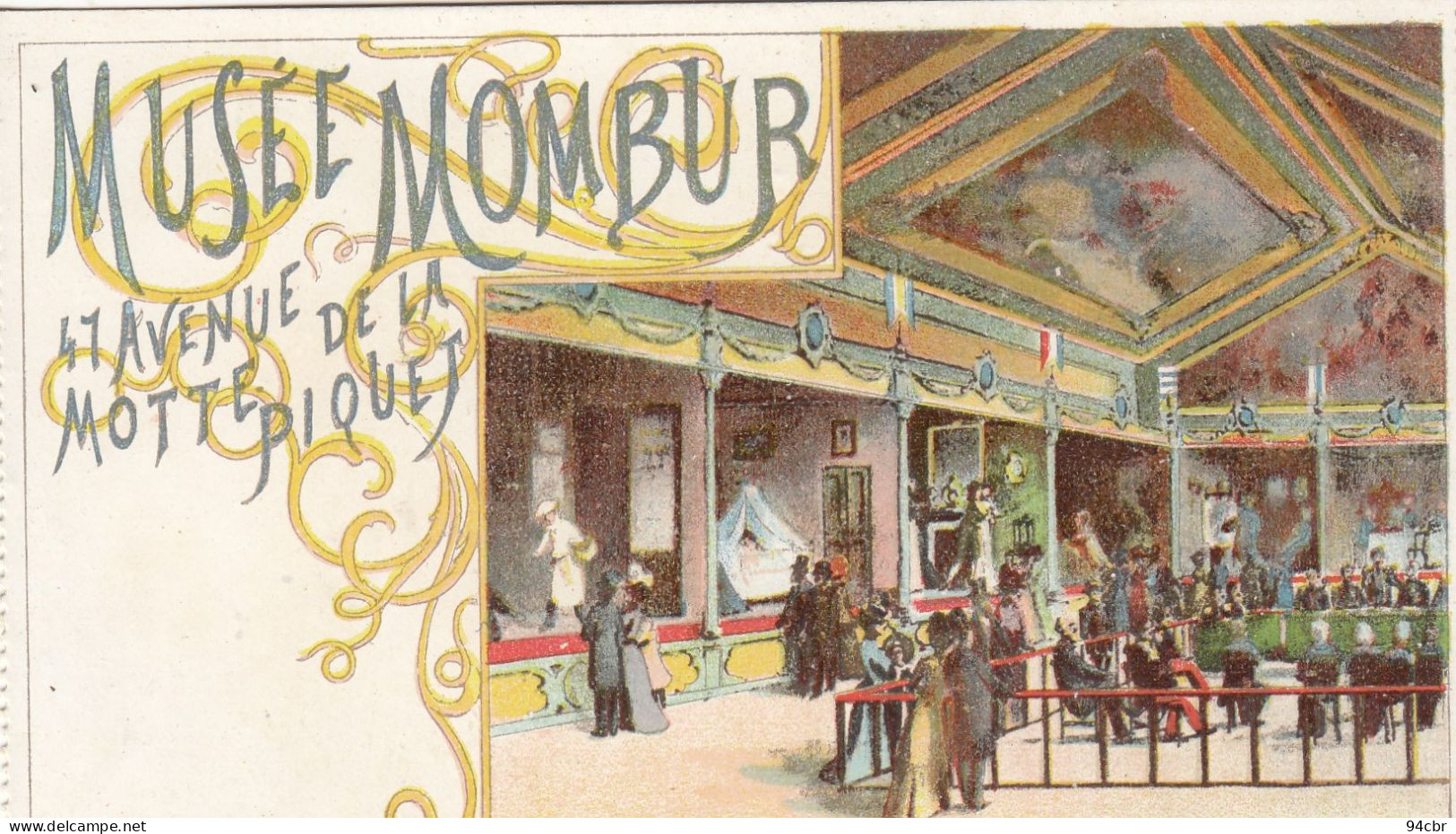 CPA (exposition 1900)  PARIS 15e  MUSEE MOMBUR  47 Avenue De La Motte Piquet (illus ) B.bur Theme - Ausstellungen
