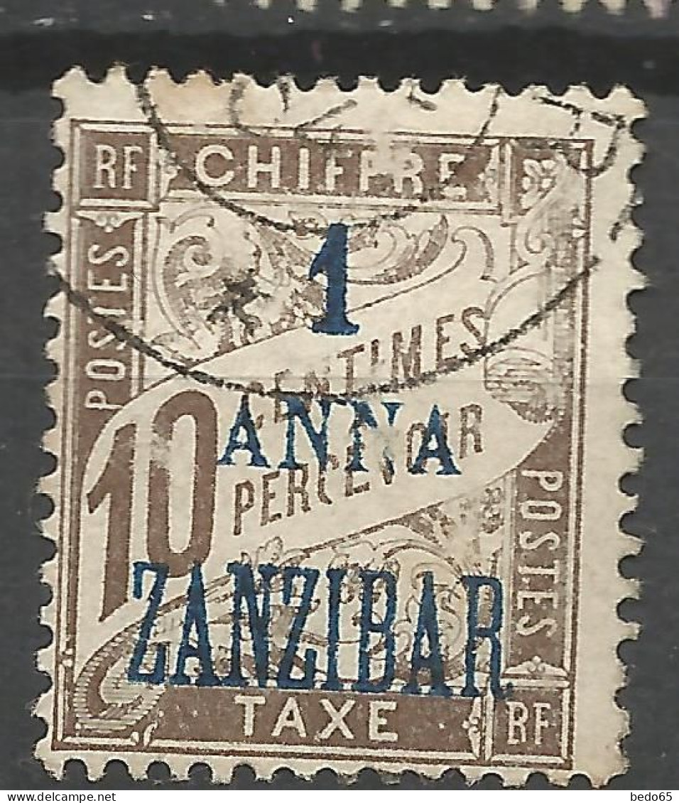 ZANZIBAR TAXE N° 2 OBL / Used - Autres & Non Classés