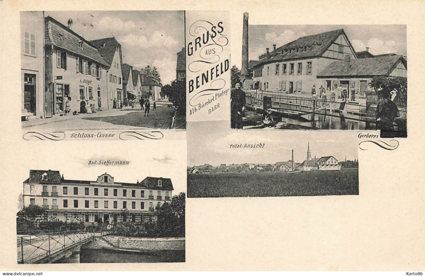 Gruss Aus Benfled * CPA Souvenir Village 4 Vues - Benfeld