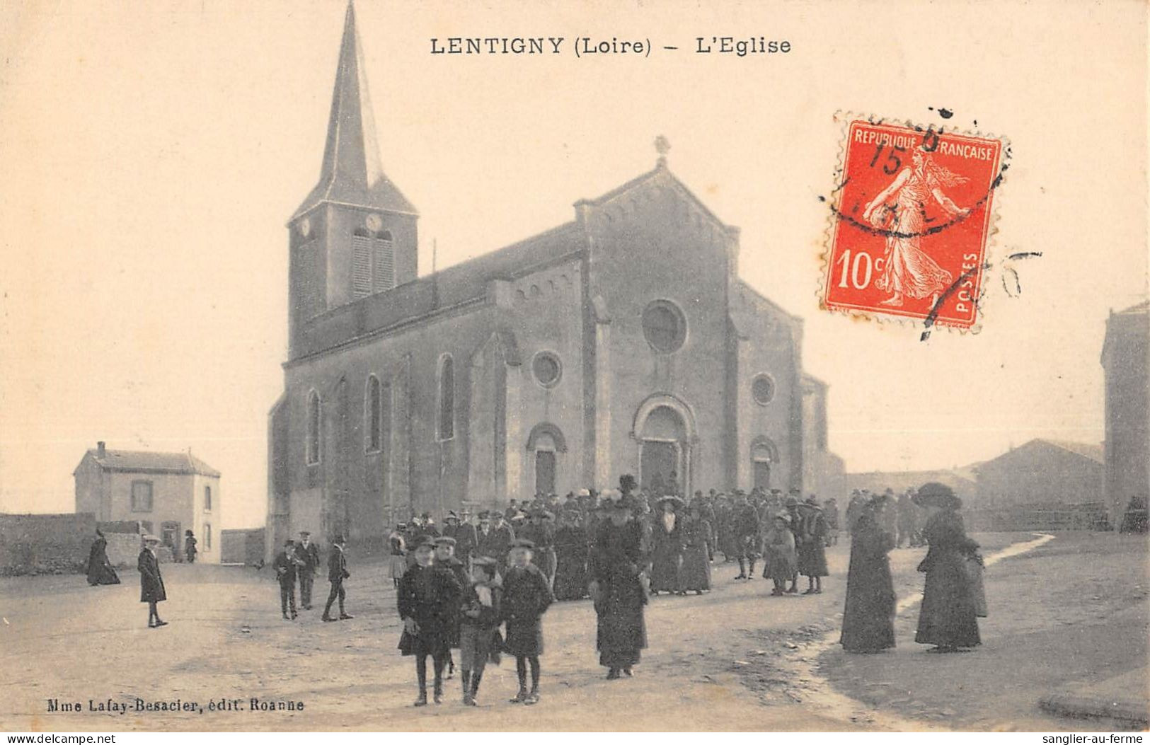 CPA 42 LENTIGNY / L'EGLISE - Sonstige & Ohne Zuordnung