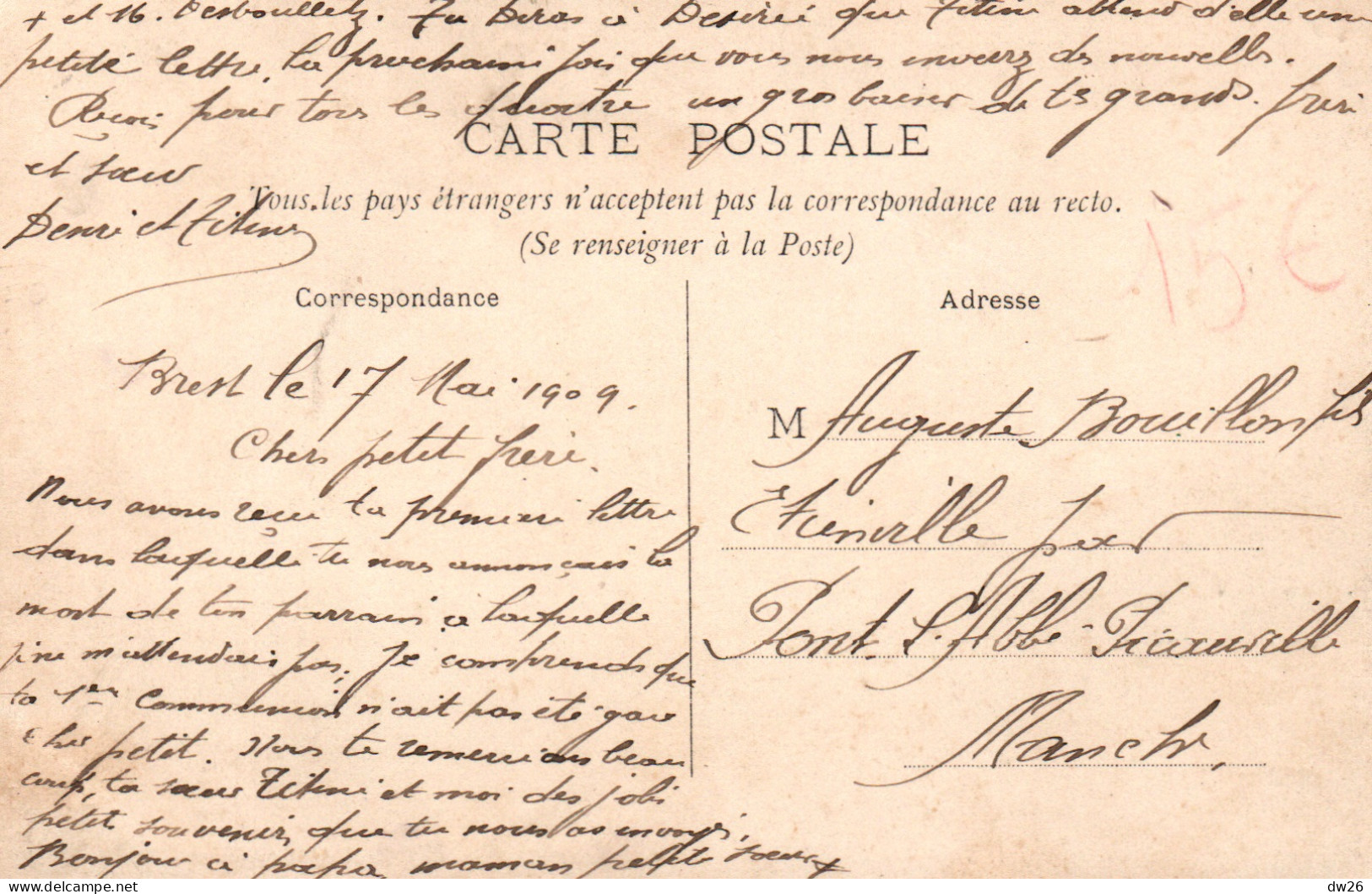 Brest - Le Dimanche à Bord Dans La Marine - La Boxe - Carte G.B. N° 259 - Boxe