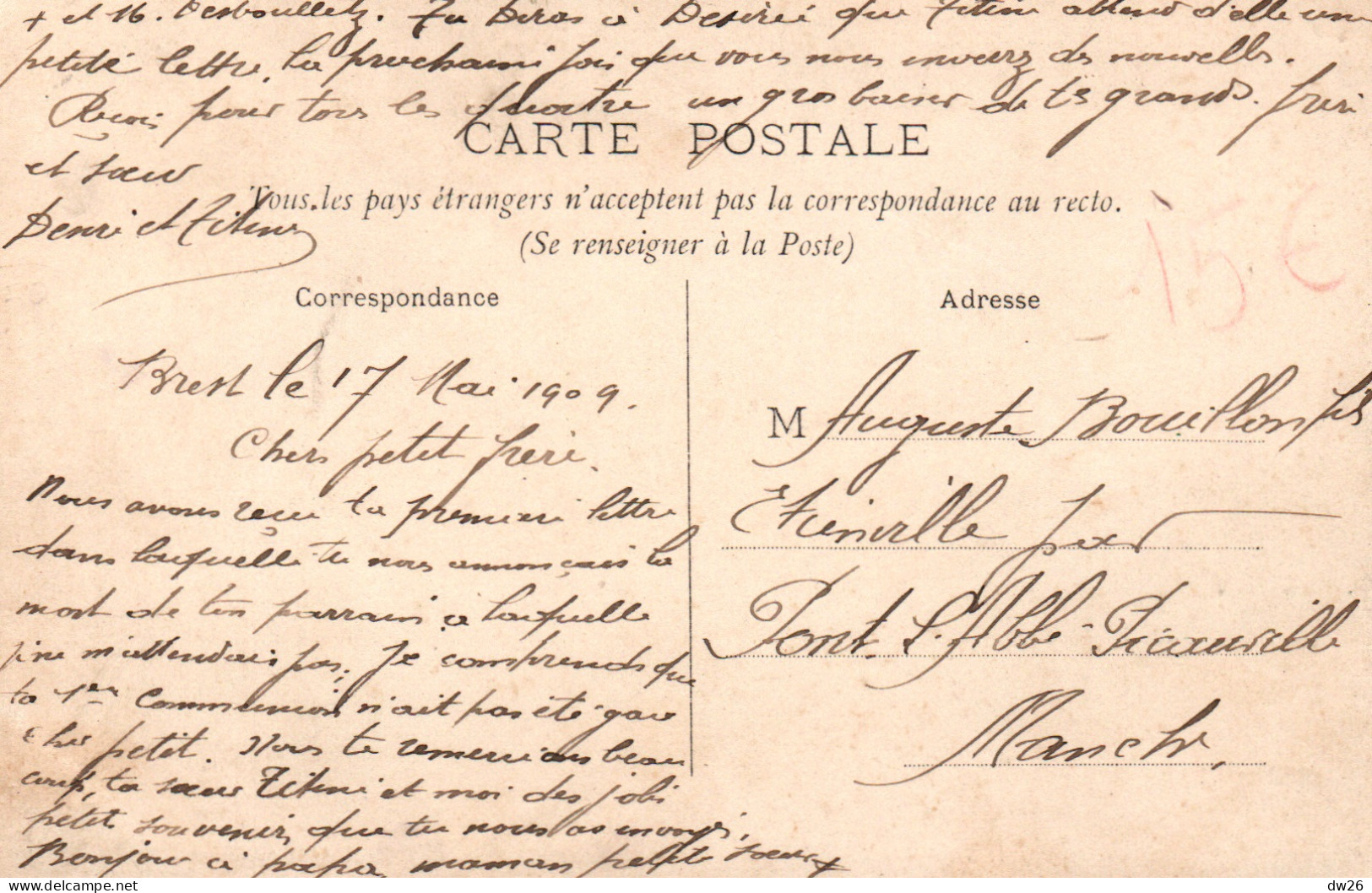 Brest - Le Dimanche à Bord Dans La Marine - La Boxe - Carte G.B. N° 259 - Boxeo