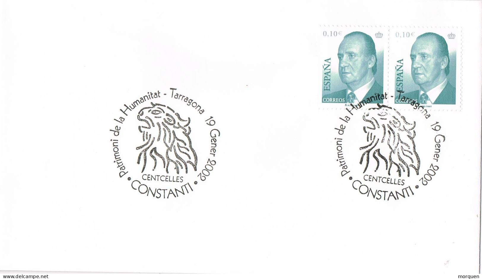 51614. Carta CONSTANTI (Tarragona) 2002. Centcelles Monumentos Romanos, Patrimonio De La Humanidad - Storia Postale