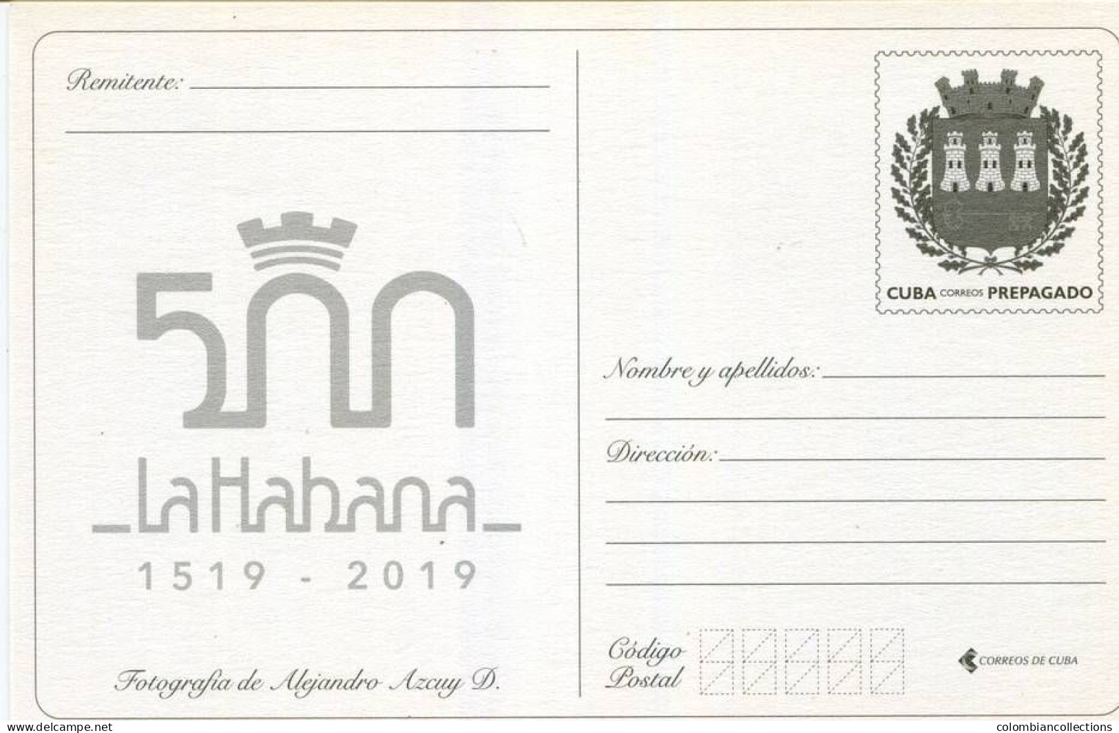 Lote PEP1534, Cuba, Entero Postal, Stationery, La Habana, 500, 16-25, Puente Almendares, Brigde - Maximumkaarten