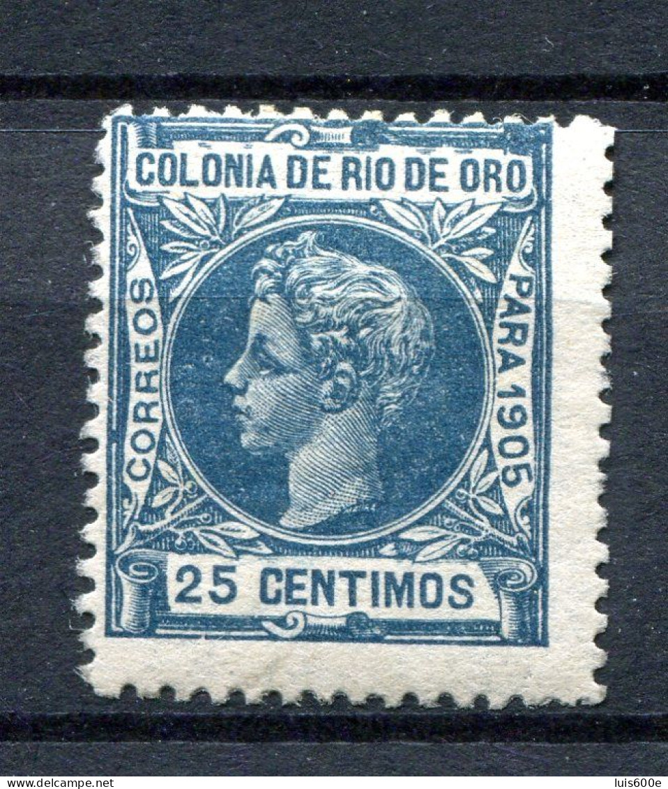 1905.RIO DE ORO.EDIFIL 8*.NUEVOS CON FIJASELLOS(MH).CATALOGO 140€ - Rio De Oro