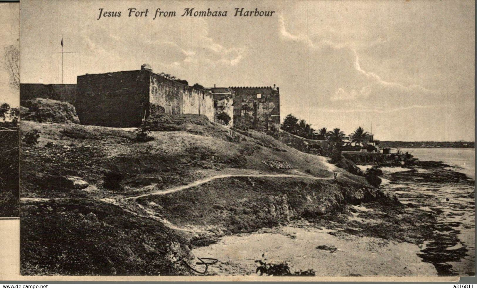 Jesus Fort From Mombasa Harbour - Kenya