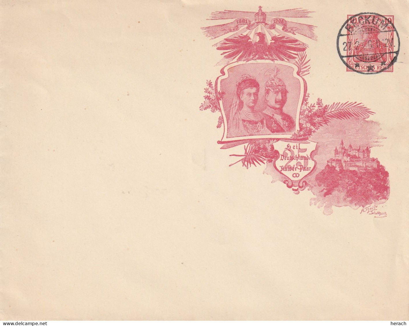 Allemagne Entier Postal Illustré 1906 - Covers