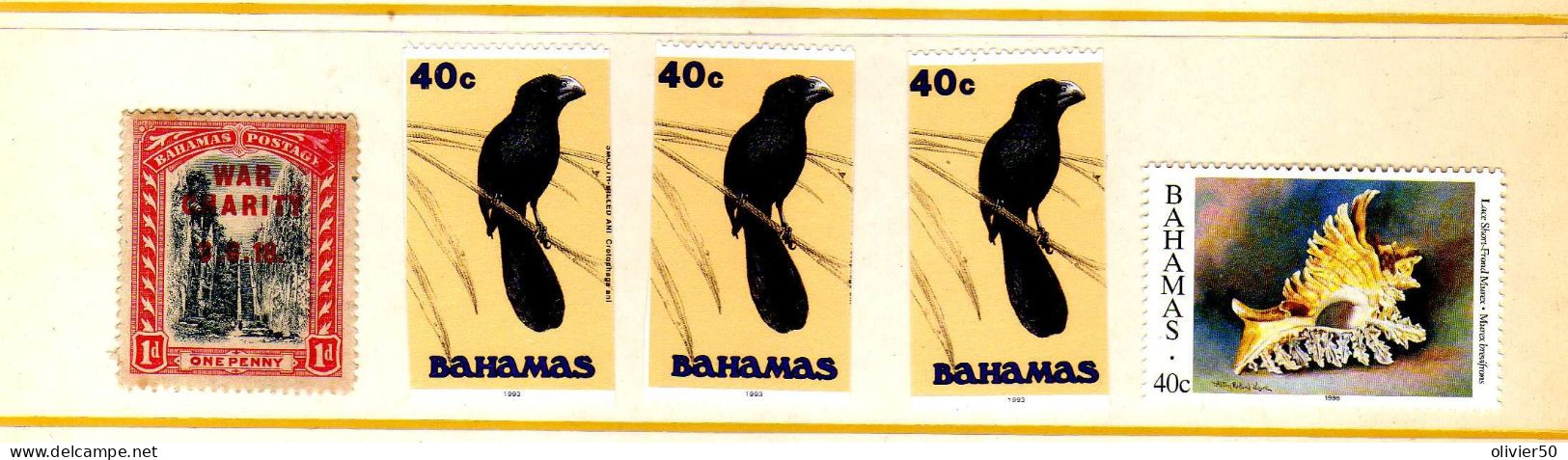 Bahamas - War Tax - Oiseua - Coquillage - Neufs**/* - 1963-1973 Interne Autonomie