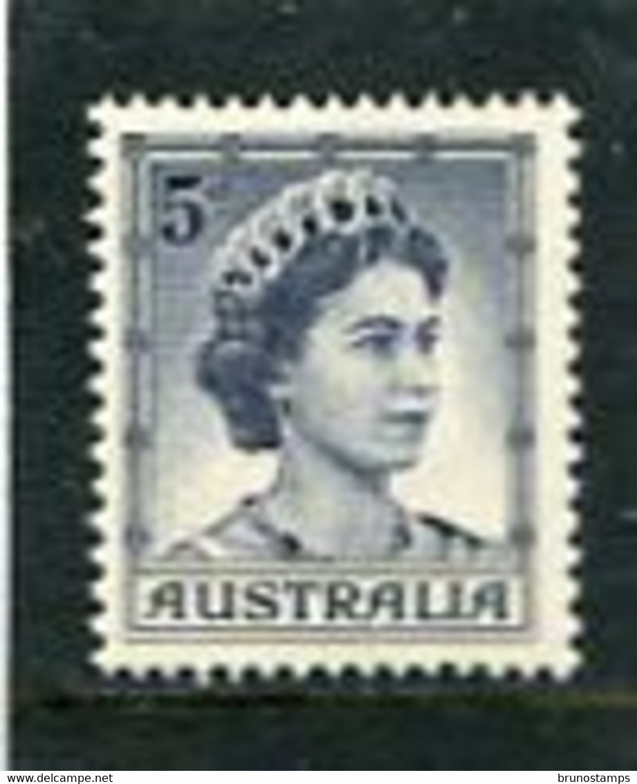 AUSTRALIA - 1959  5d  QEII  DEFINITIVE  MINT NH - Mint Stamps