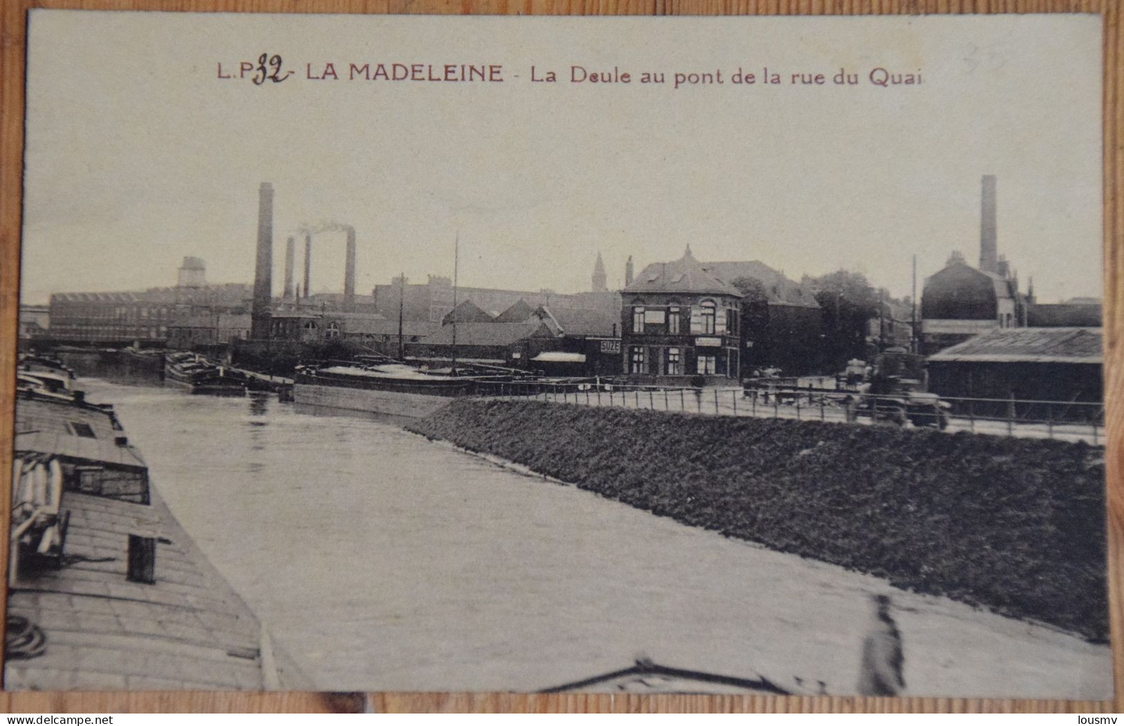 59 : La Madeleine - La Deule Au Pont De La Rue Du Quai - Animée : Petite Animation - (n°27593) - La Madeleine