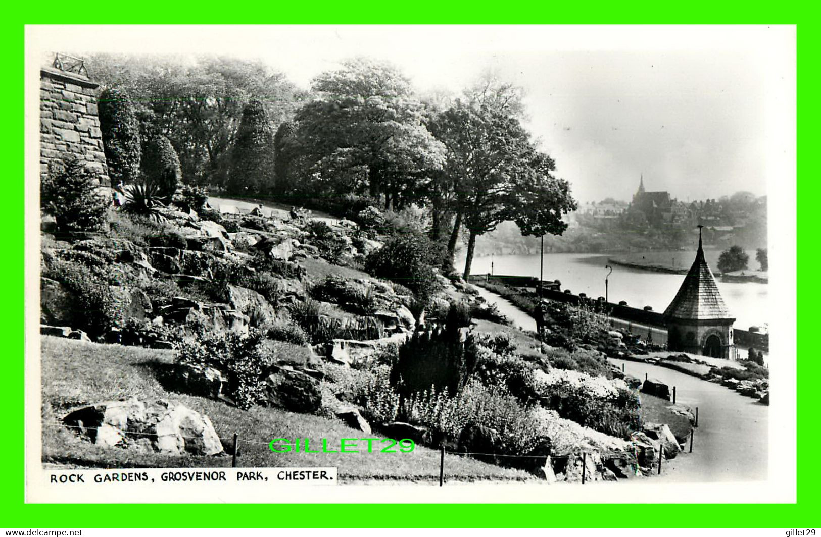 CHESTER, UK - ROCK GARDENS, GROSVENOR PARK - CARTE PHOTO - - Chester