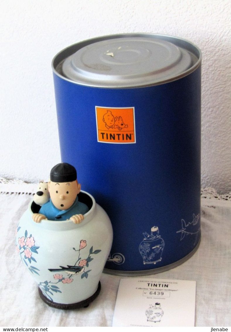 Tintin Potiche 16 Cm Pixi Moulinsart - Statuettes En Résine