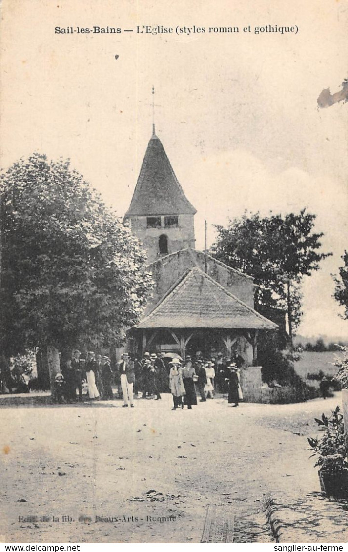 CPA 42 SAIL LES BAINS / EGLISE - Sonstige & Ohne Zuordnung