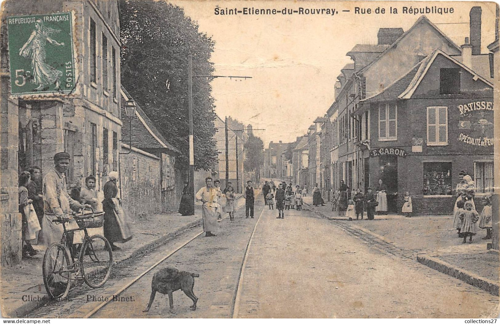 76-SAINT-ETIENNE-DE-ROUVRAY- RUE DE LA REPUBLIQUE - Saint Etienne Du Rouvray