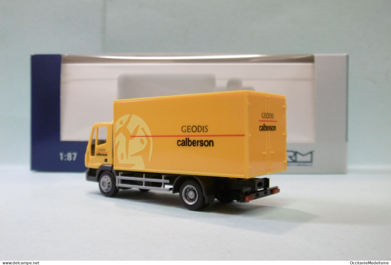 Rietze - Camion IVECO Eurocargo Série III GEODIS CALBERSON Réf. 2760 Neuf NBO HO 1/87 - Road Vehicles