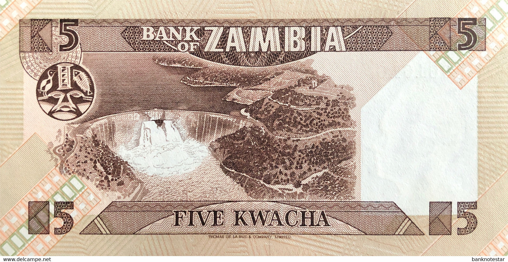 Zambia 5 Kwacha, P-25a (1980) - UNC - Zambie