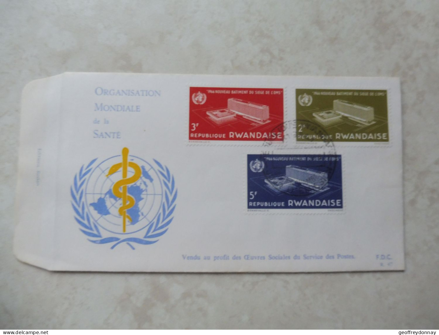 Fdc Rwanda 1966  Congo / Fdc  158/160 Perfect - Storia Postale