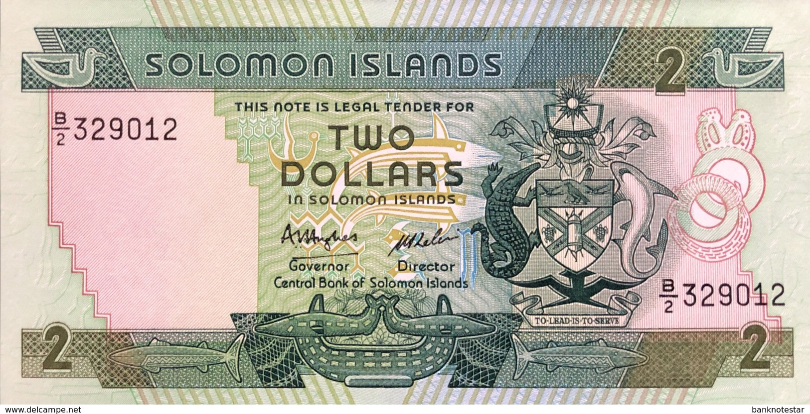 Solomon Islands 2 Dollars, P-13 (1986) - UNC - Solomonen