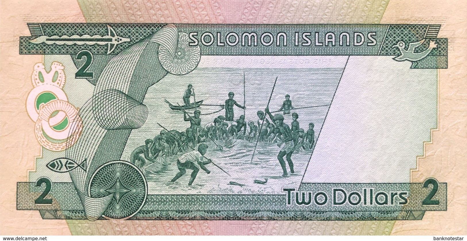 Solomon Islands 2 Dollars, P-13 (1986) - UNC - Isla Salomon