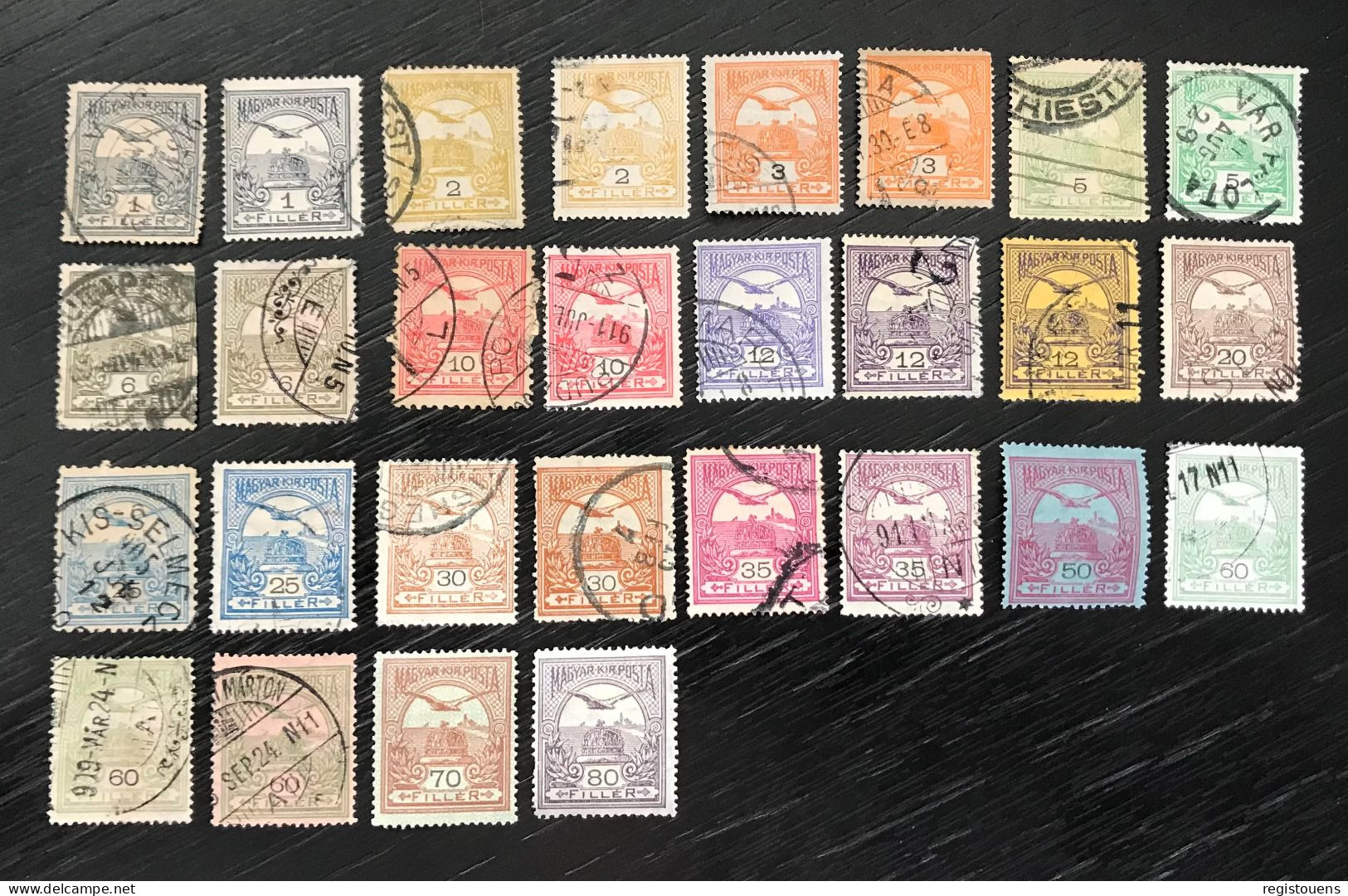 Lot De 28 Timbres Hongrie - Other & Unclassified