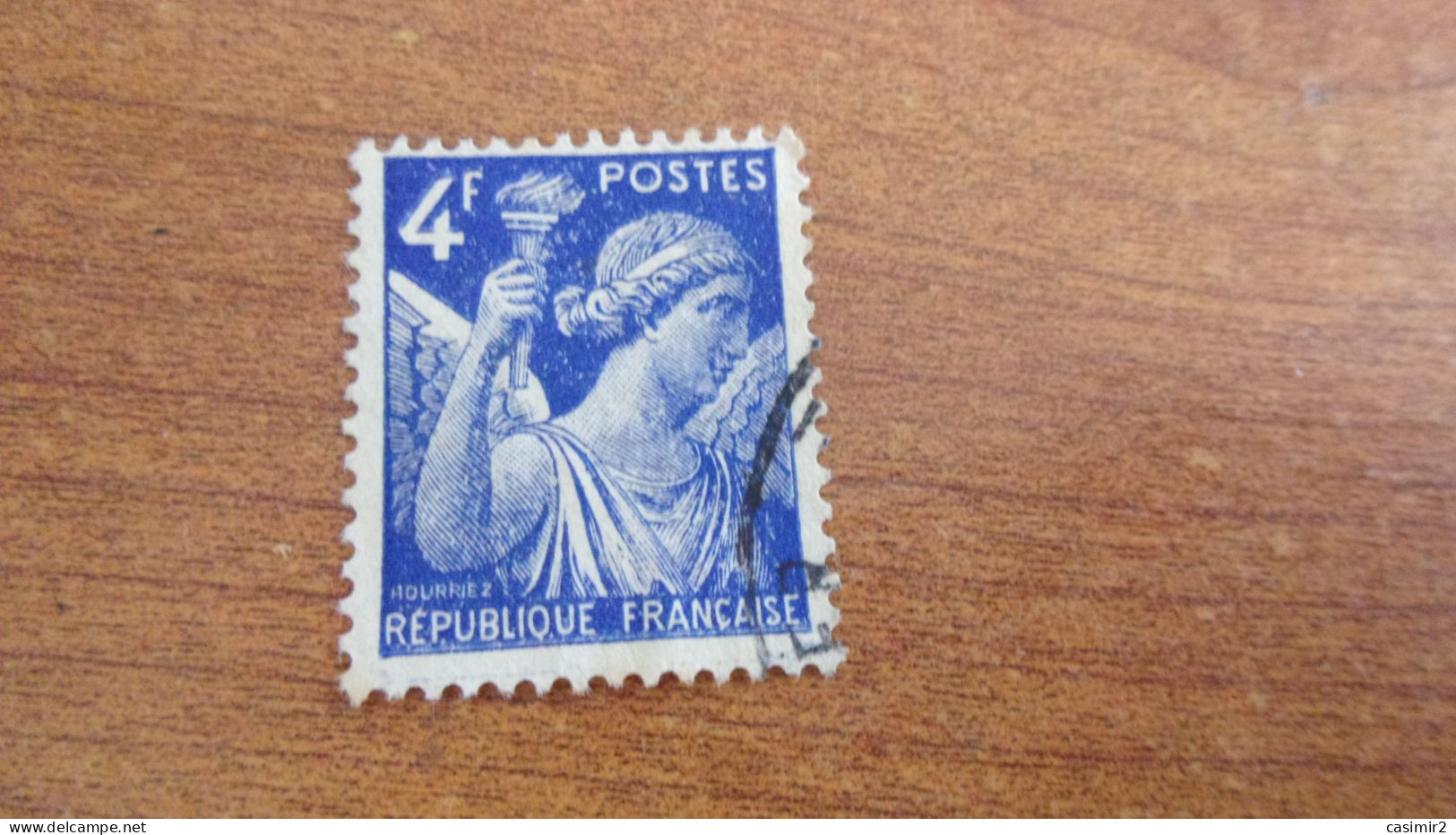 FRANCE TIMBRE OBLITERE    YVERT N° 656 - 1939-44 Iris