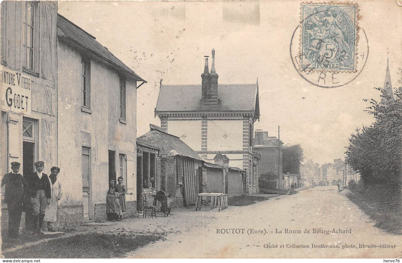 ROUTOT - La Route De Bourg-Achard - Routot