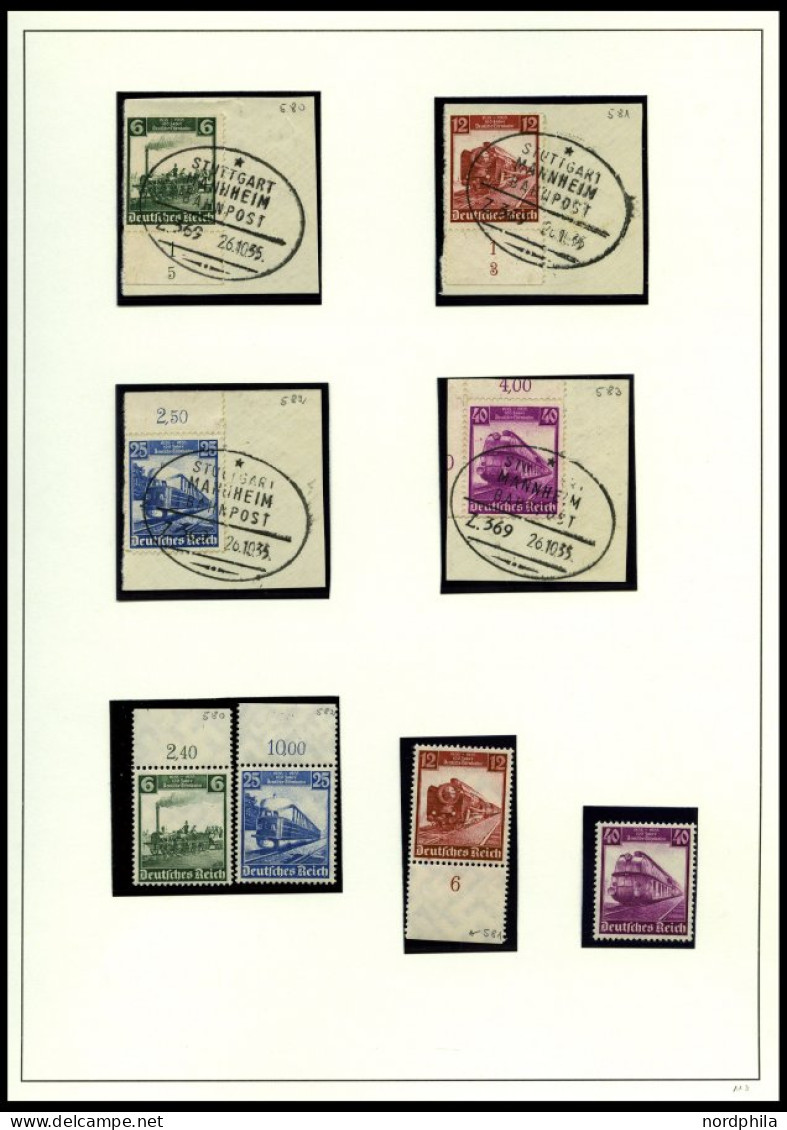 SAMMLUNGEN O,,,Brief,BrfStk , 1933-45, Reichhaltige Sammlung Dt. Reich Mit Vielen Guten Ausgaben Und Einigen Interessant - Unused Stamps