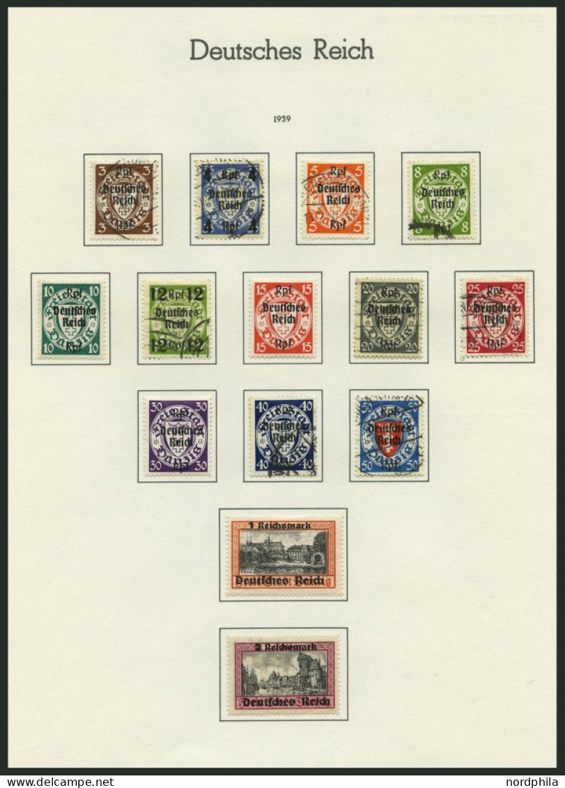 SAMMLUNGEN O, , 1933-45, Sauberer, überwiegend Gestempelter Sammlungsteil Mit Mittleren Ausgaben, Fast Nur Pracht, Mi. 1 - Used Stamps