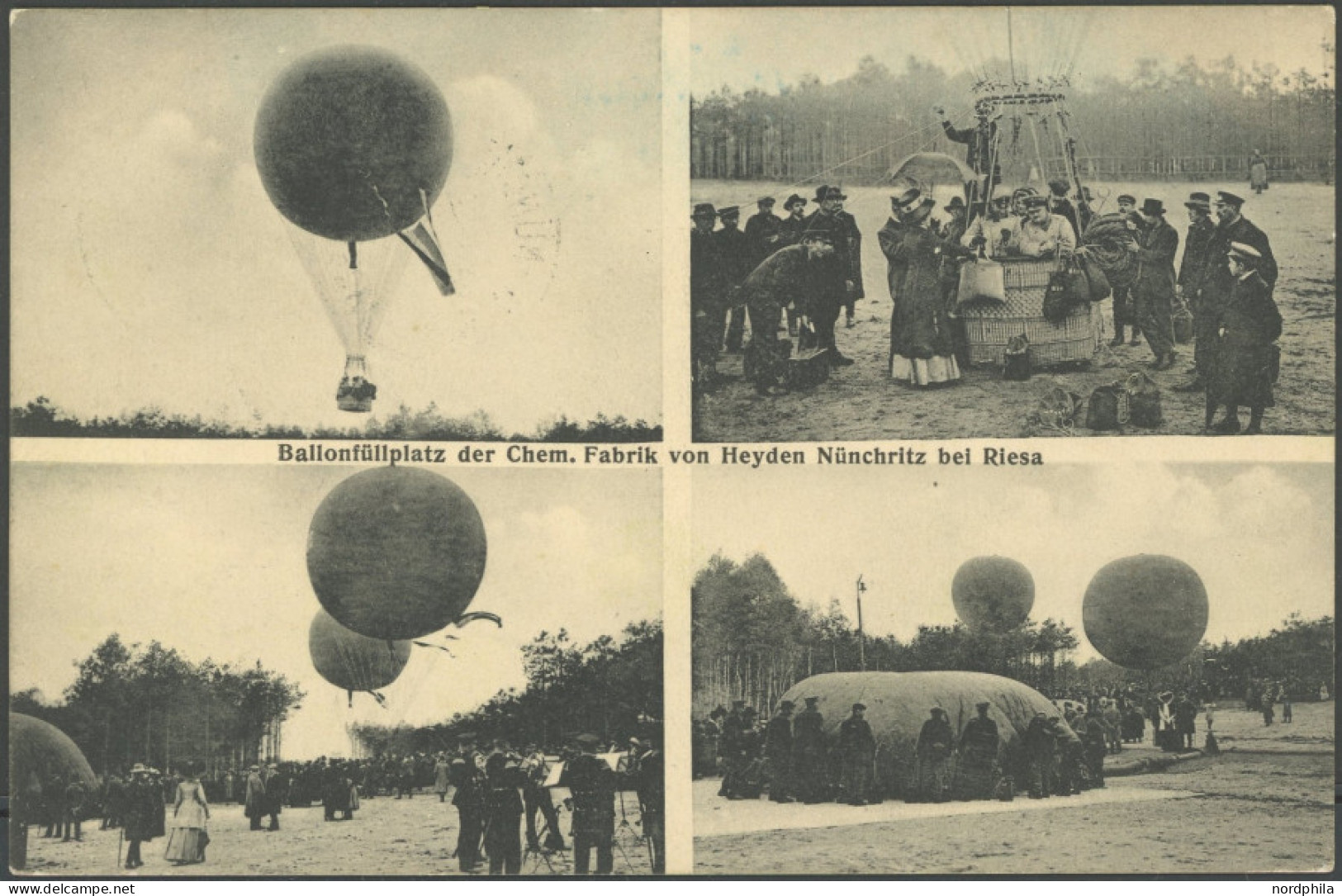 BALLON-FAHRTEN 1897-1916 9.10.1910, Sächsischer Verein Für Luftschifffahrt Ballon Heyden I, Abwurfkarte Mit Fahrtbeschre - Aviones