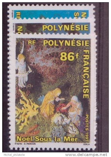 Polynésie - YT N° 396 à 398 ** Neuf Sans Charnière - 1991 - Nuovi