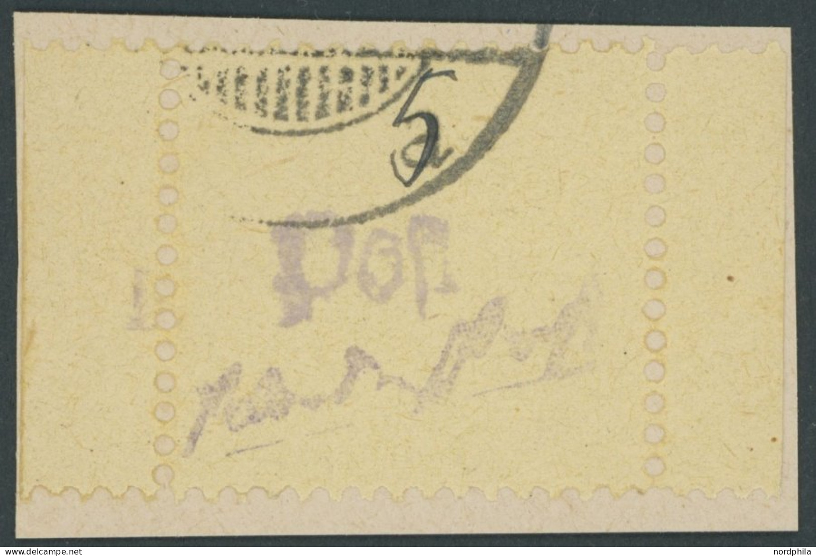 GROSSRÄSCHEN 3S BrfStk, 1946, 5 Pf. Gebührenmarke Aus Streifen Auf Briefstück, Stempeldatum Nicht Lesbar, Pracht, Mi. 45 - Other & Unclassified