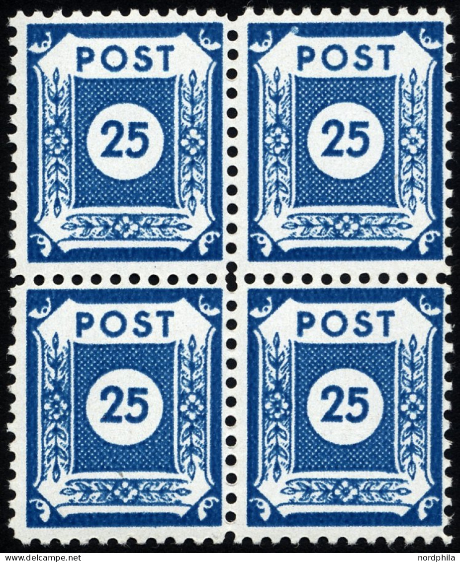 OST-SACHSEN 49DII VB , 1945, 25 Pf. Coswig, Gezähnt L 11, Pracht, Gepr. Ströh, Mi. 140.- - Autres & Non Classés