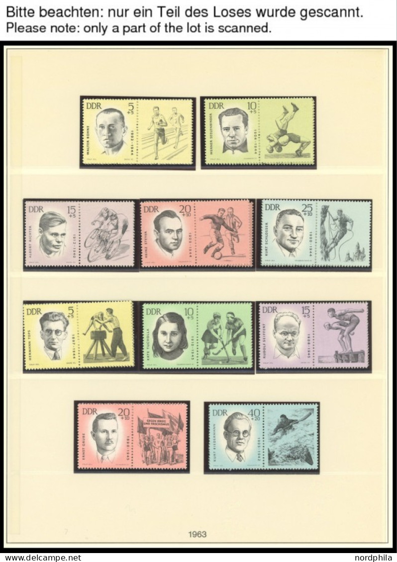 SAMMLUNGEN 934-1433 ,o , 1963-68, Jeweils Postfrisch Und Gestempelt Komplett Im Neuwertigen Lindner - Falzlosalbum, Prac - Sonstige & Ohne Zuordnung