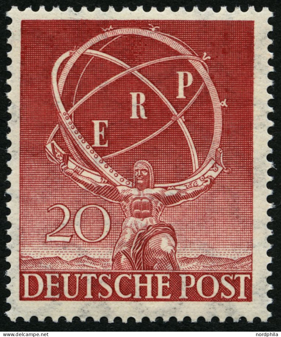 BERLIN 71 , 1950, 20 Pf. ERP, Pracht, Mi. 100.- - Used Stamps