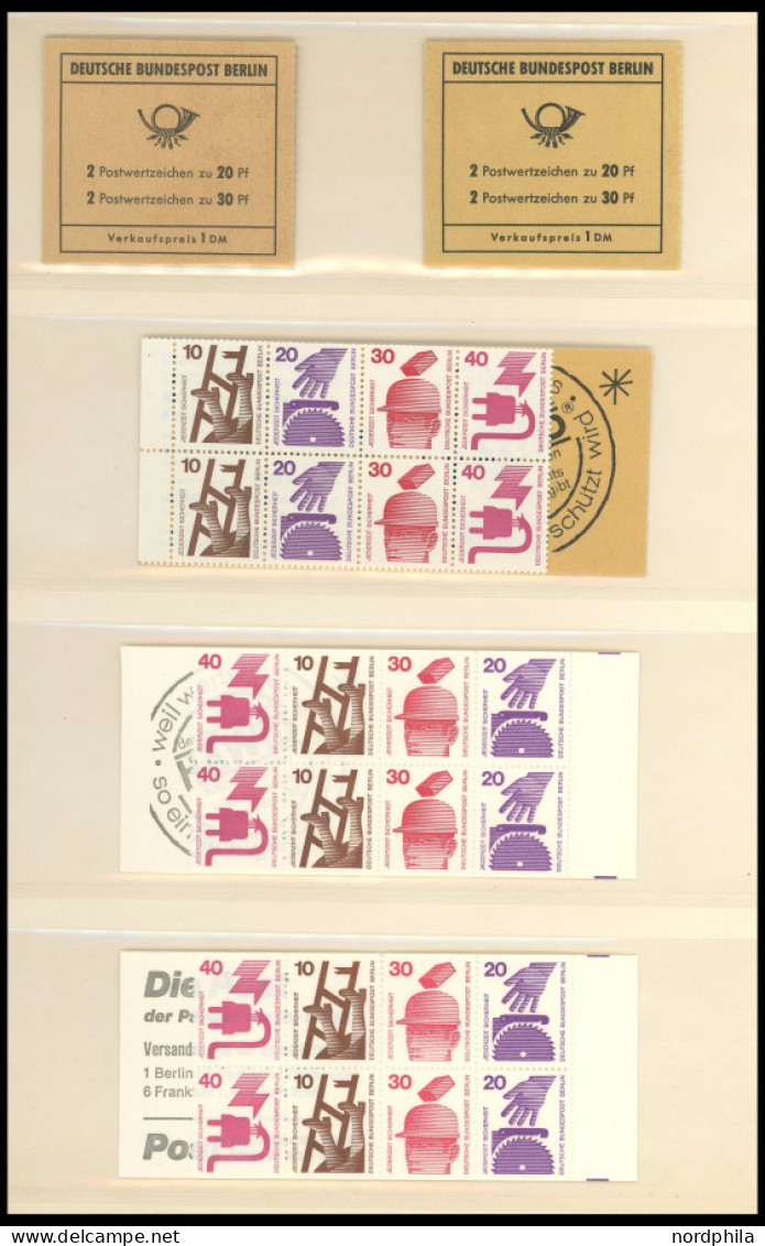 MARKENHEFTCHEN MH , 1962-89, Sammlung Von 47 Verschiedenen Postfrischen Markenheftchen Aus MH 3 - 15, Prachterhaltung, M - Se-Tenant