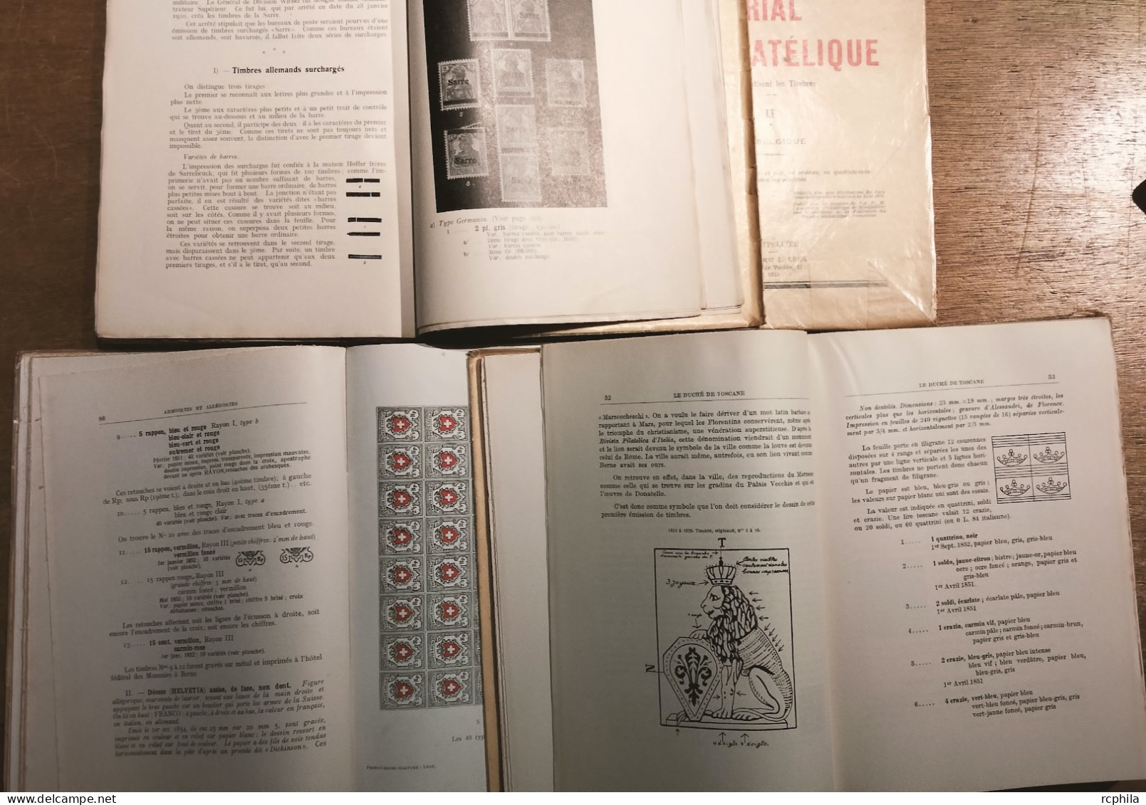 RC 25716 MÉMORIAL PHILATELIQUE GUSTAVE BERTRAND VOLUME I À IV COMPLET SUR LES TIMBRES D'EUROPE - Philatélie Et Histoire Postale