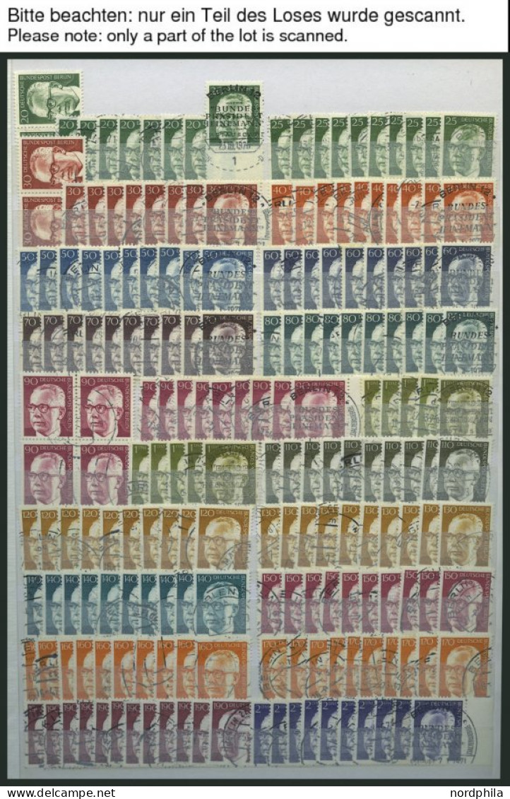 LOTS O, 1966-73, Saubere Dublettenpartie, Komplett, Meist 8-10x, Feinst/Pracht, Mi. Ca. 1700.- - Andere & Zonder Classificatie