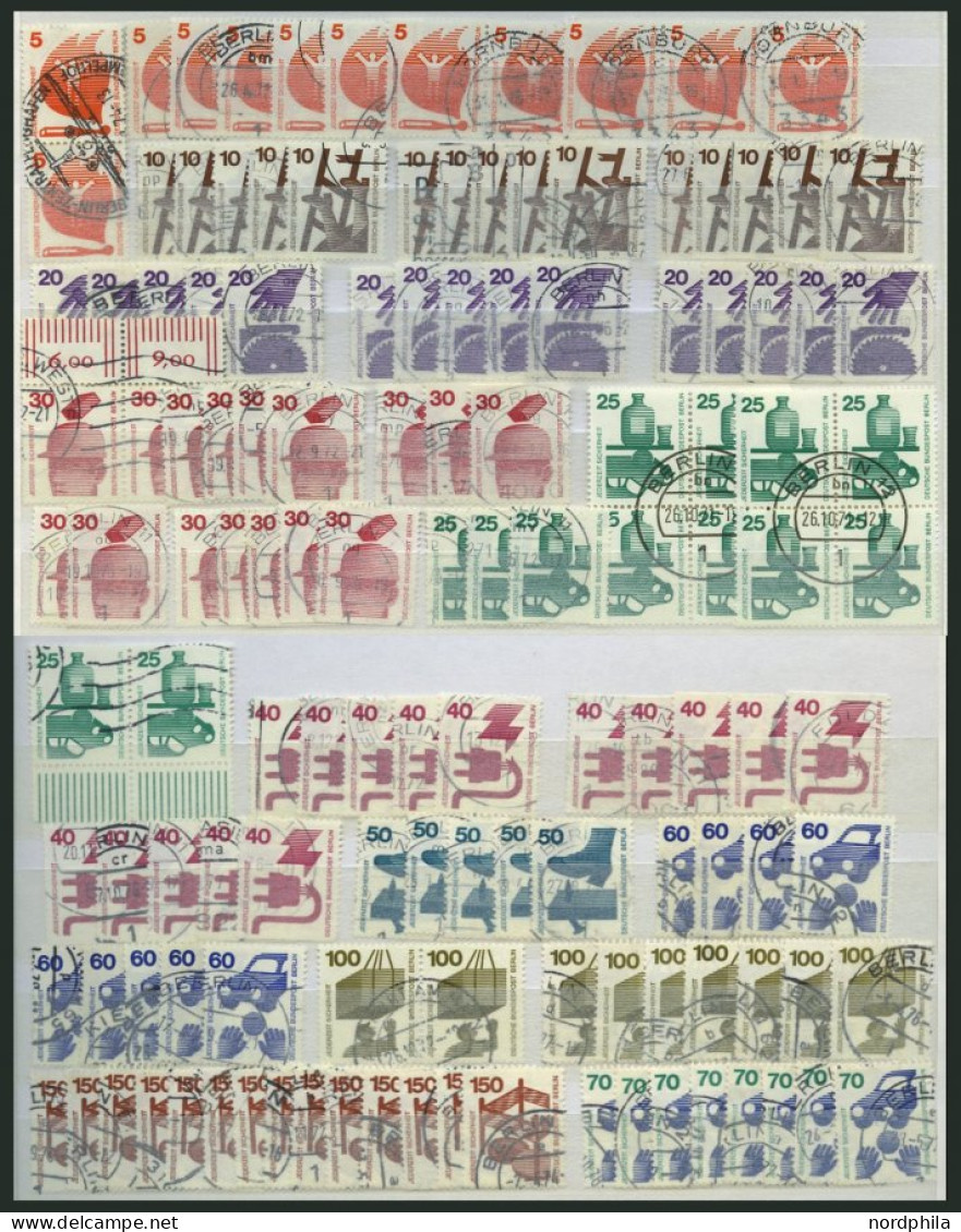 LOTS O, 1966-73, Saubere Dublettenpartie, Komplett, Meist 8-10x, Feinst/Pracht, Mi. Ca. 1700.- - Other & Unclassified