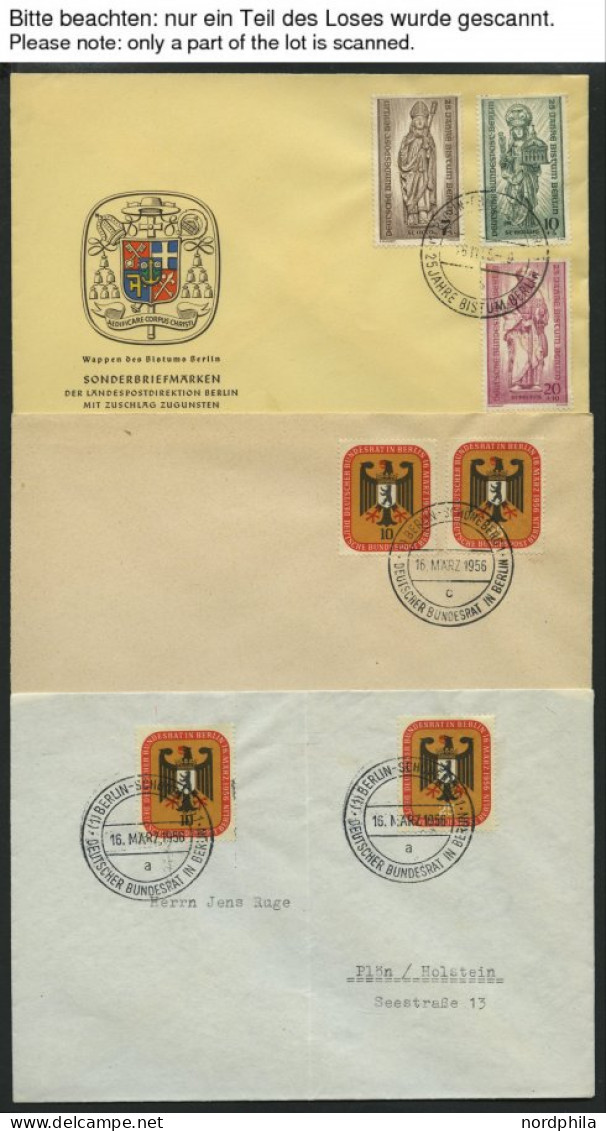 LOTS 1957-60, Partie FDC`s Mit Guten Mittleren Belegen, Fast Nur Prachterhaltung, Mi. 670.- - Otros & Sin Clasificación