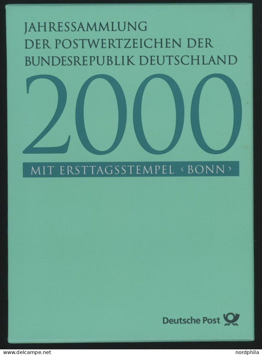 JAHRESSAMMLUNGEN Js 8 BrfStk, 2000, Jahressammlung, Pracht, Mi. 130.- - Andere & Zonder Classificatie