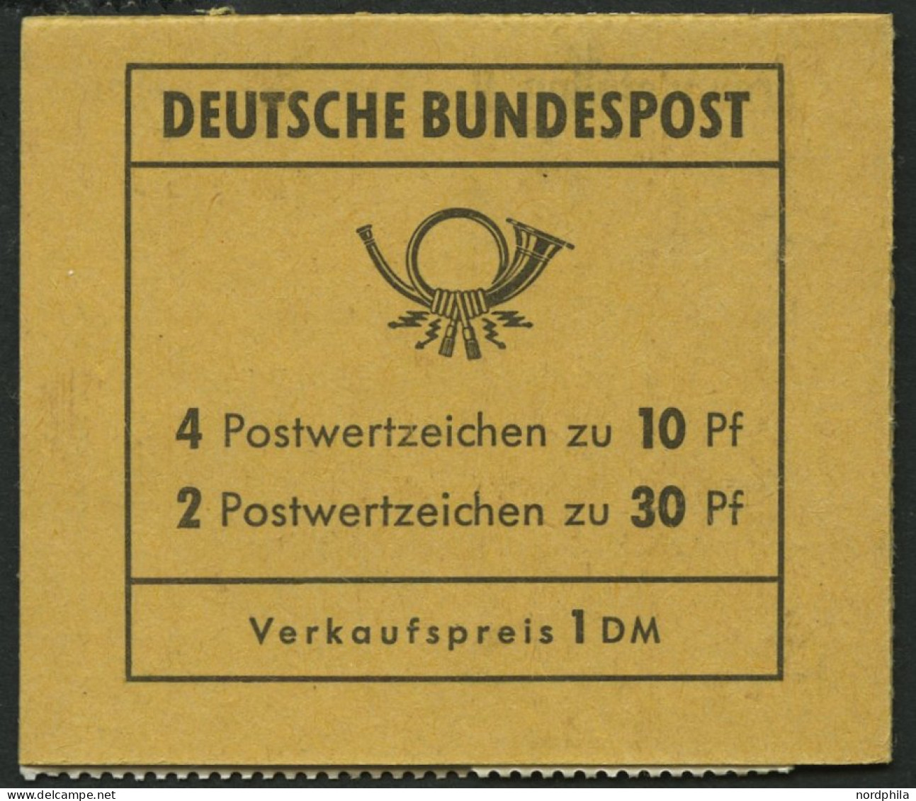 MARKENHEFTCHEN MH 16b , 1972, Markenheftchen Unfallverhütung, Deckel D, Postgebühren Stand 1.7.1972, Pracht, Mi. 75.- - Other & Unclassified