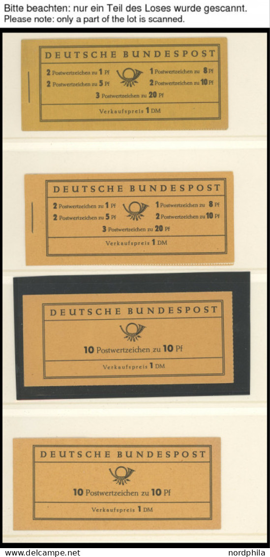 MARKENHEFTCHEN MH , 1958-2000, Sammlung Von 74 Verschiedenen Postfrischen Markenheftchen Aus MH 4 - 40, Einige Bessere,  - Sonstige & Ohne Zuordnung