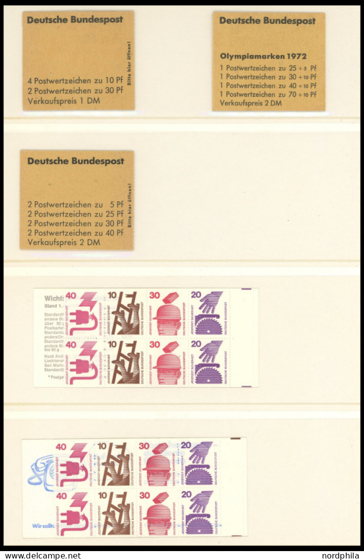 MARKENHEFTCHEN MH , 1958-2000, Sammlung Von 74 Verschiedenen Postfrischen Markenheftchen Aus MH 4 - 40, Einige Bessere,  - Sonstige & Ohne Zuordnung