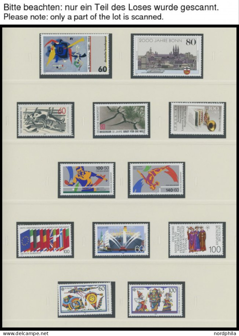 JAHRGÄNGE , 1988/9, In Den Hauptnummern 2 Komplette Jahrgänge, Postfrisch, Pracht - Autres & Non Classés