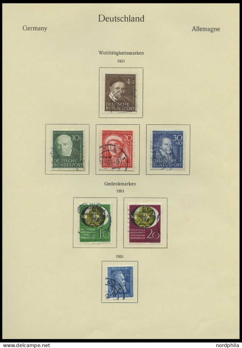 SAMMLUNGEN O, In Den Hauptnummern Komplette Gestempelte Sammlung Bundesrepublik Von 1949-72 Im KA-BE Album, Prachterhalt - Otros & Sin Clasificación