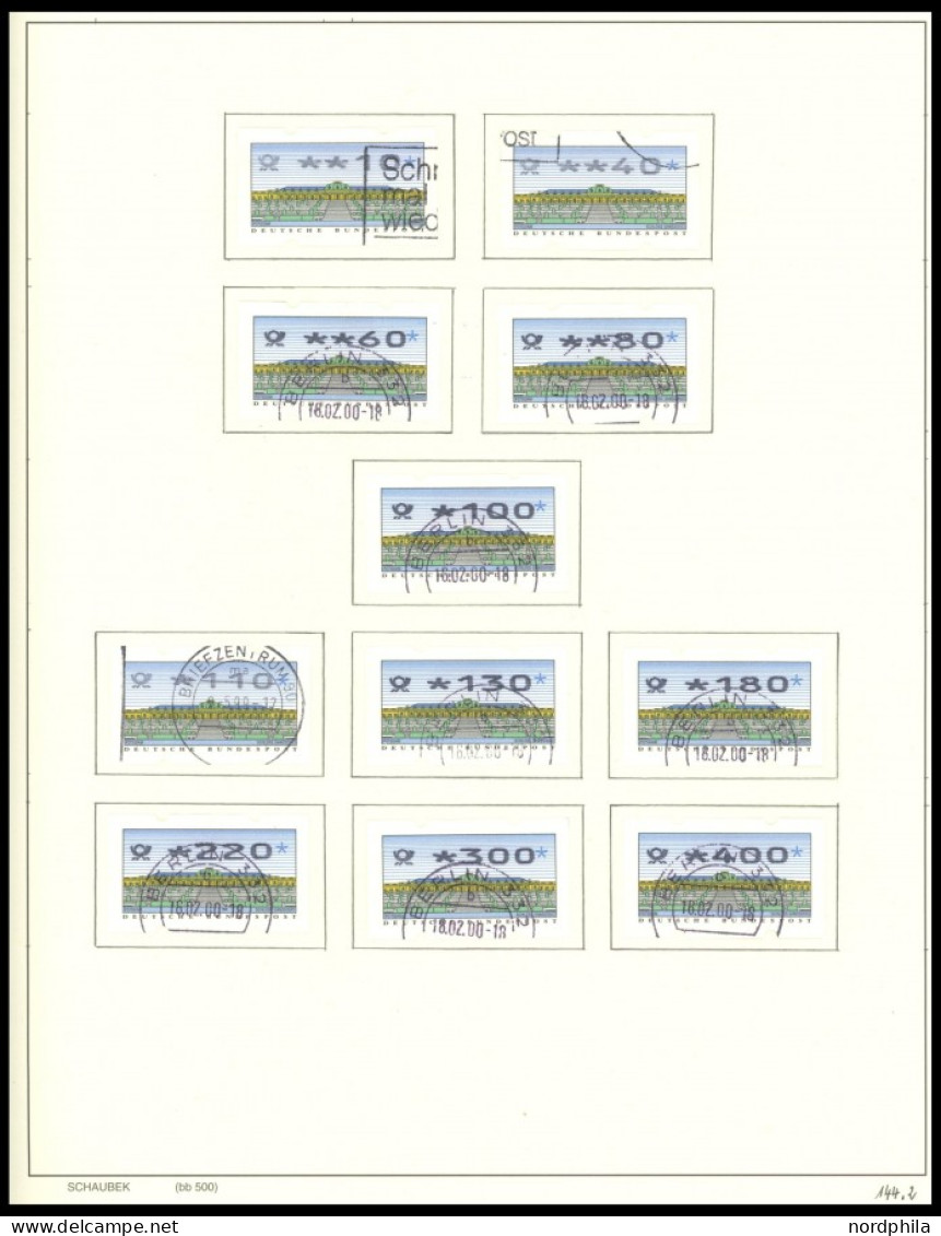 SAMMLUNGEN O, 1990-2004, überkomplette Saubere Gestempelte Sammlung Im Schaubek Album Mit Einigen Besonderheiten, Pracht - Sonstige & Ohne Zuordnung