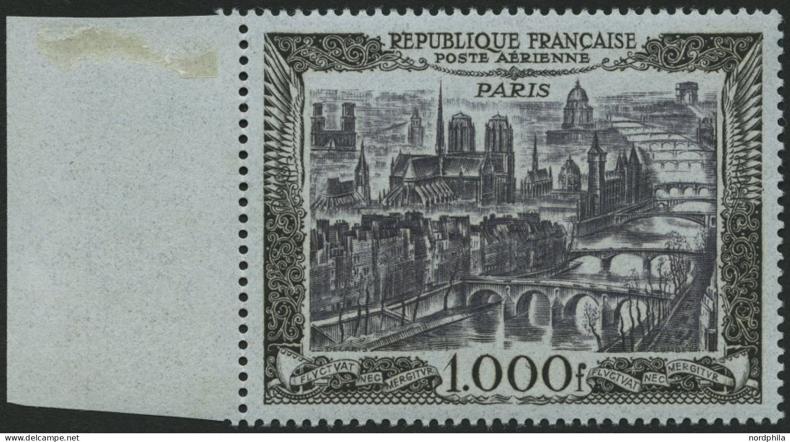 FRANKREICH 865 , 1950, 1000 Fr. Paris, Pracht, Mi. 140.- - Other & Unclassified